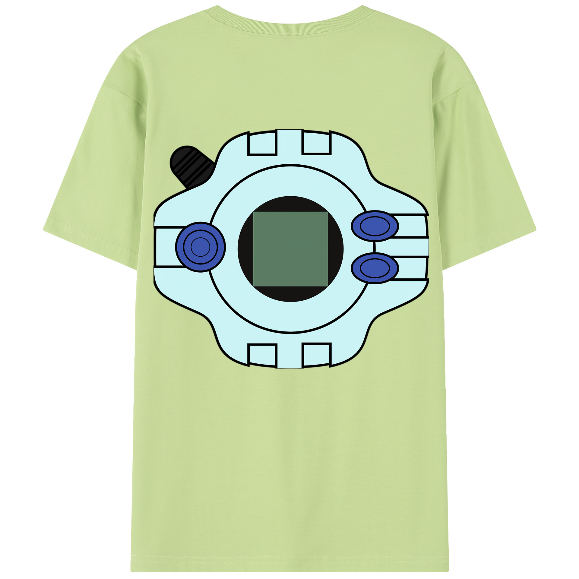 （画像用） Digimon デジタルモンスター/デジモン 綿100％半袖Tシャツ（背面プリント）